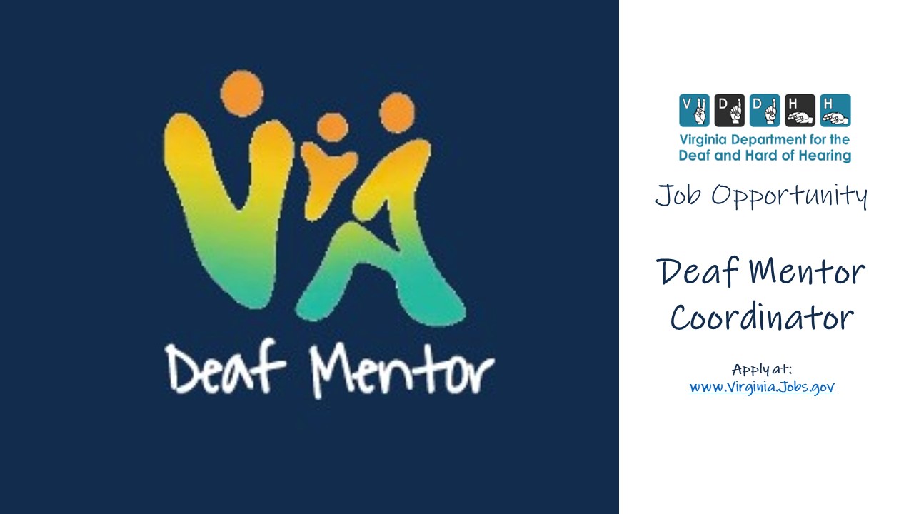 Deaf Mentor VDDHH & SKI HI Job Opportunity