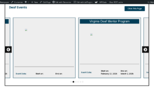 Home Page at Deaf Event slider - LIVE